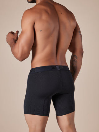 Bóxer Medio Martino Nylon Negro