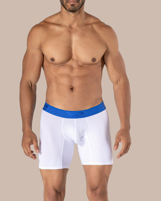Animated Jacquard Nylon Mid Boxer