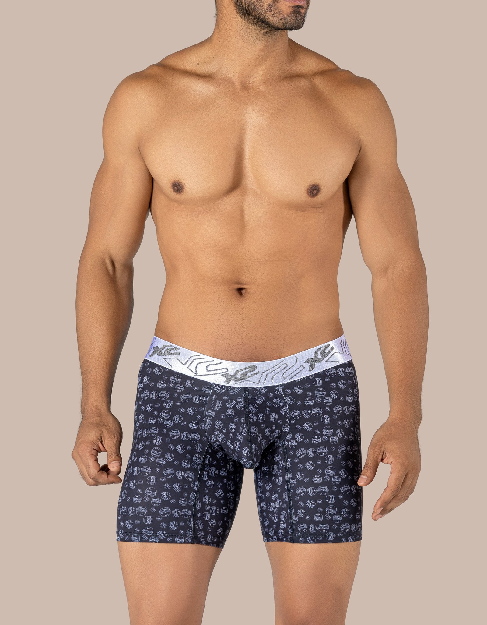 Amore Printed Mid Boxer