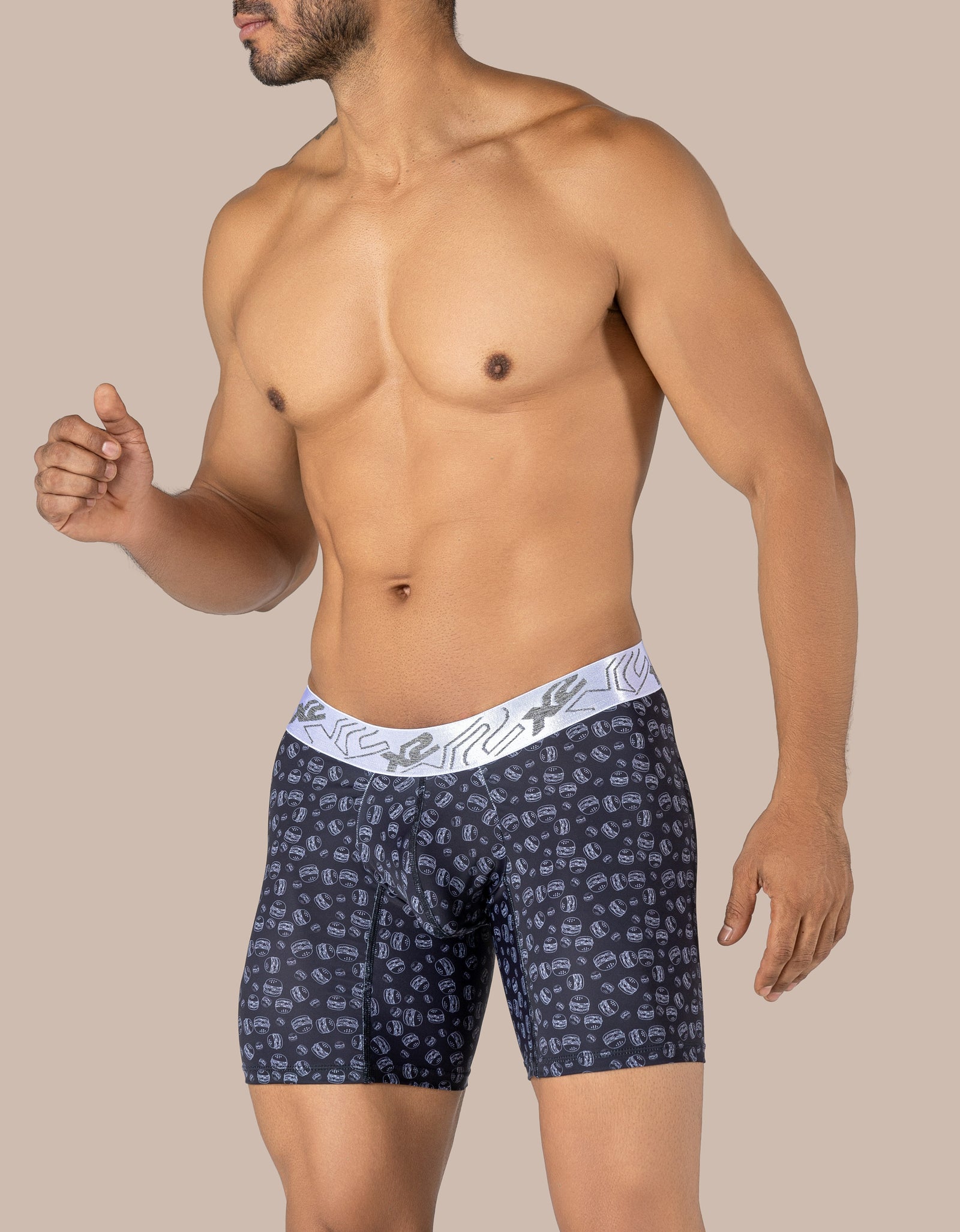 Amore Printed Mid Boxer