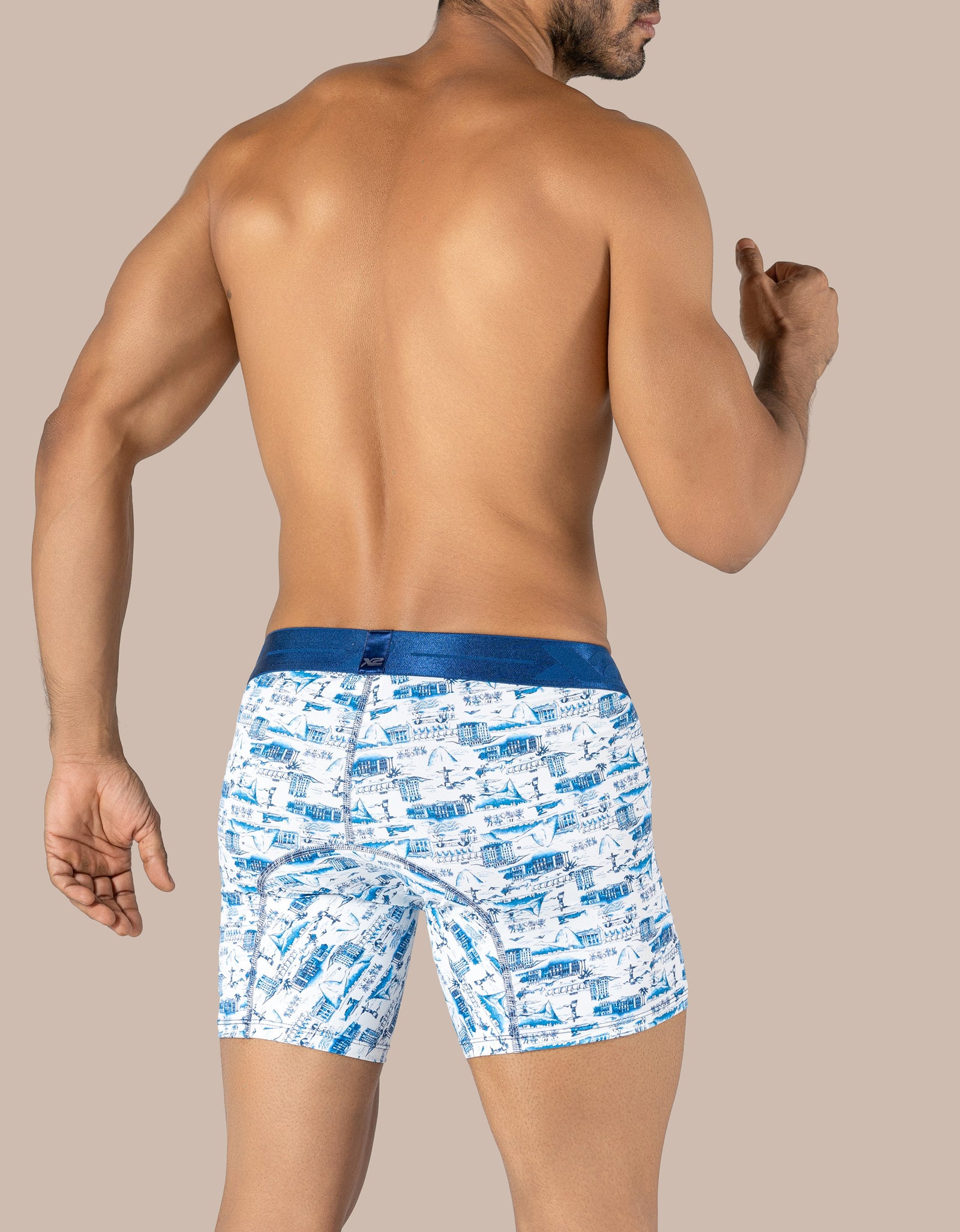 Secret Printed Mid Boxer