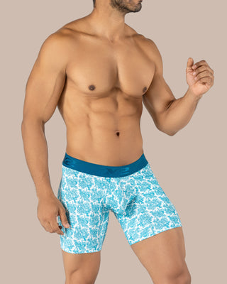 Bóxer Medio Estampado Fuoco