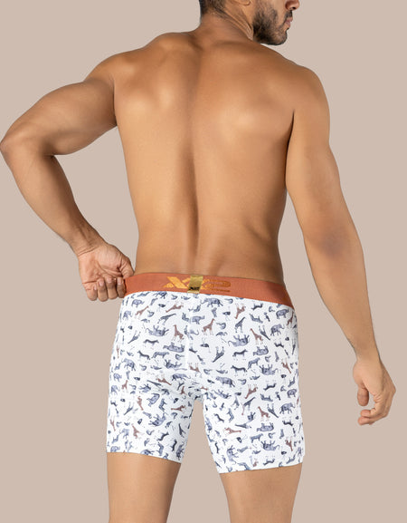Abisso Printed Mid Boxer