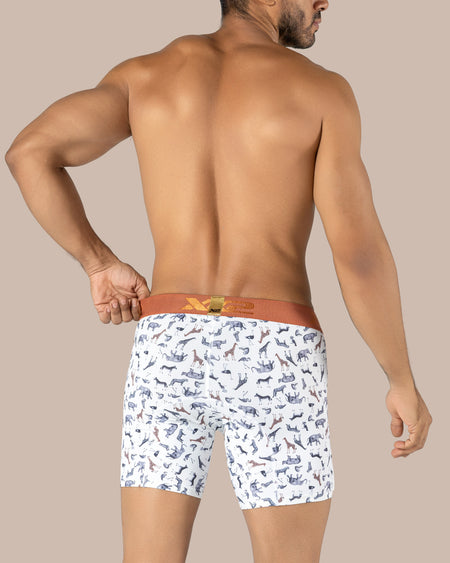 Abisso Printed Mid Boxer