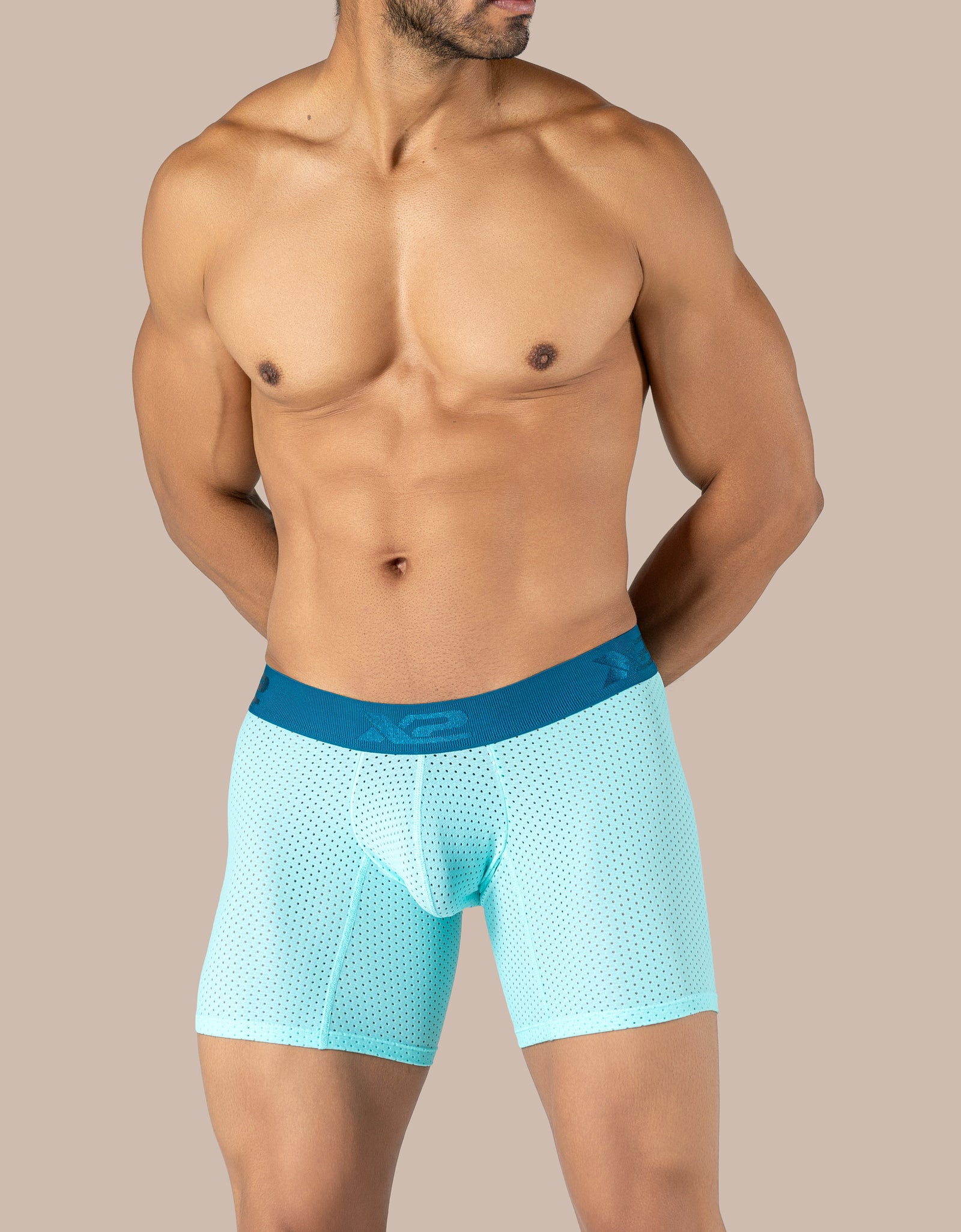 Bóxer Medio Jacquard Nylon Brezza