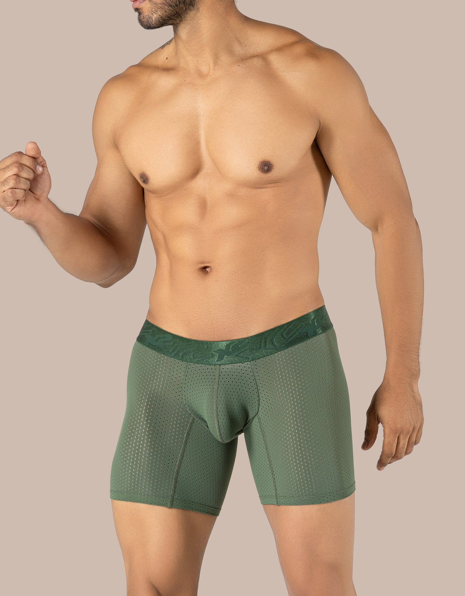 Medium Jacquard Nylon Boxer