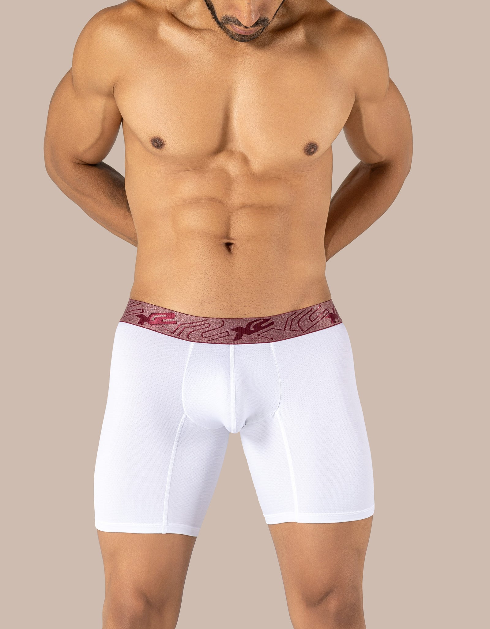 Eco Jacquard Nylon Mid Boxer