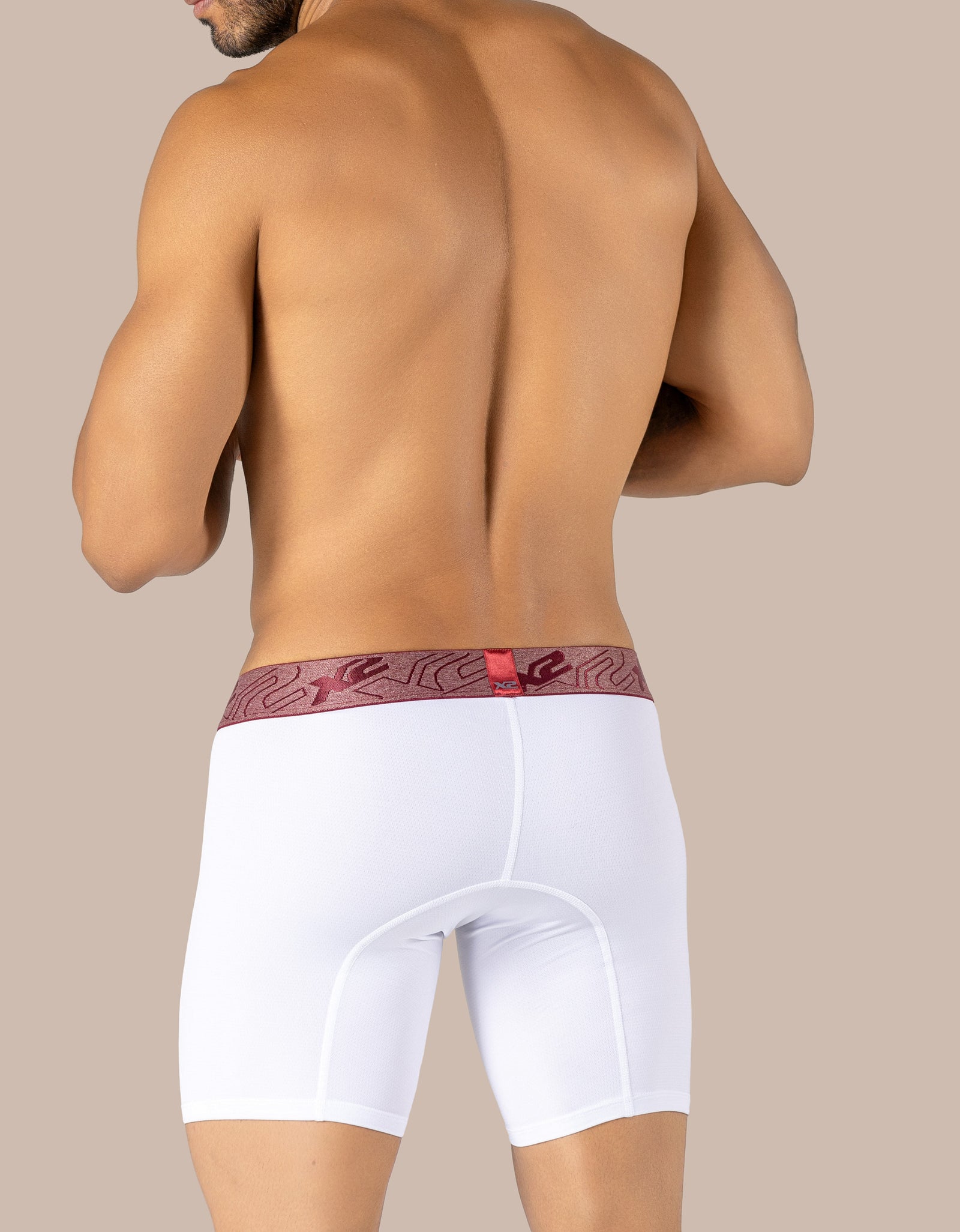 Eco Jacquard Nylon Mid Boxer