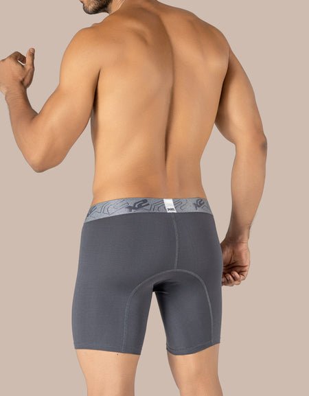 Espresso Nylon Mid Boxer