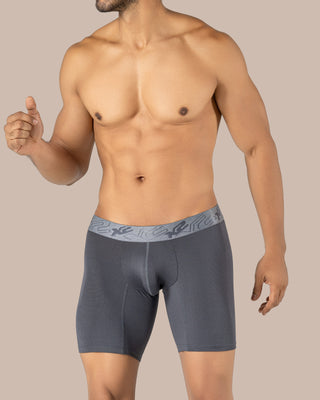 Espresso Nylon Mid Boxer