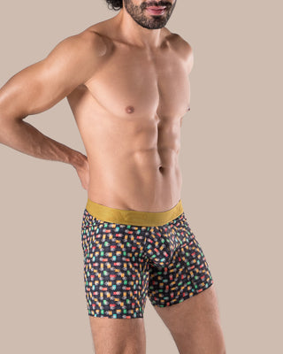 Bóxer Medio Estampado Gladiator X2