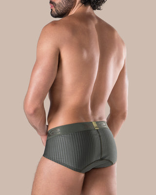 Brief Magnus Nylon Verde X2