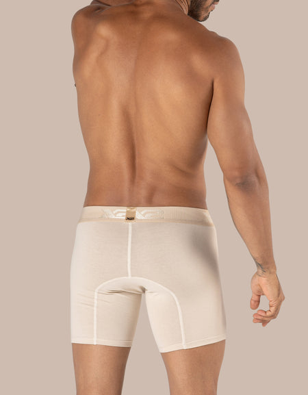 Beige Cotton Mid Boxer Torino