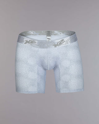 White Galaxy Printed Mid Boxer