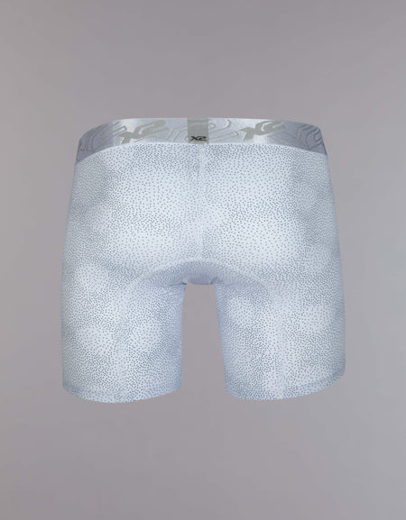 White Galaxy Printed Mid Boxer