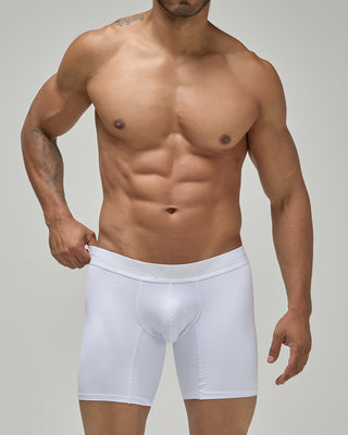 Medium Monumental White Nylon Boxer