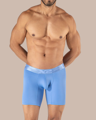 Bóxer Medio Monumental Nylon Azul Cielo