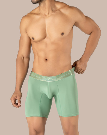 Bóxer Medio Monumental Nylon Verde