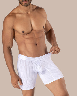 Bóxer Medio Gallardini Nylon Blanco