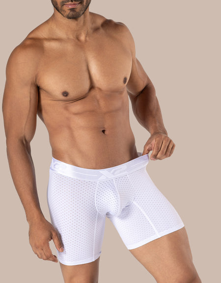 White Nylon Medium Boxer Gallardini