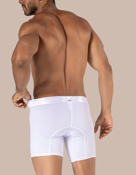 White Nylon Medium Boxer Gallardini