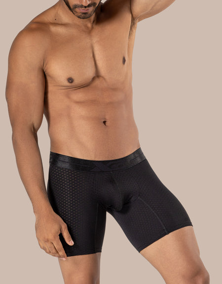 Black Nylon Medium Boxer Gallardini