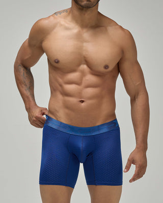 Bóxer Medio Gallardini Nylon Azul