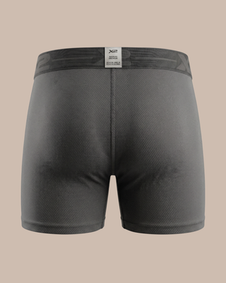 Martino Nylon Medium Boxer Shorts, Black