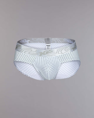 Brief Galaxy Print White