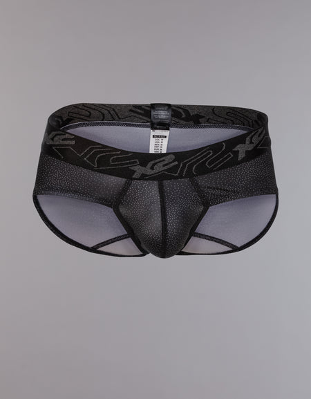 Brief Black Galaxy Print