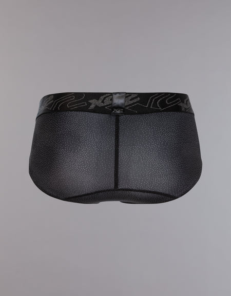 Brief Black Galaxy Print