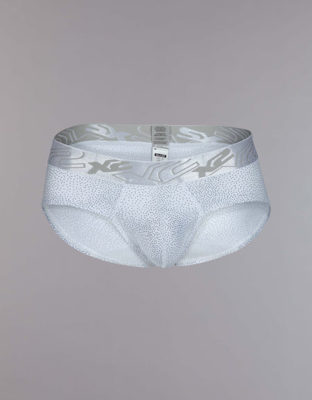 Brief Galaxy Print White