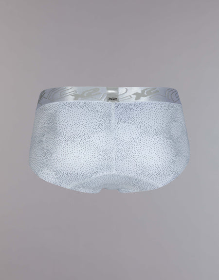 Brief Galaxy Print White