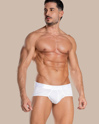 Brief Fratello Nylon Blanco X2