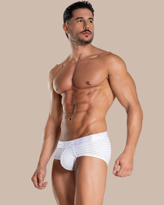 Brief Fratello Nylon Blanco X2