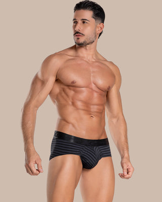 Brief Fratello Nylon Negro X2