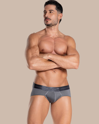 Brief Martino Nylon Gris X2