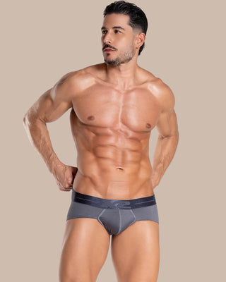 Brief Martino Nylon Gris X2