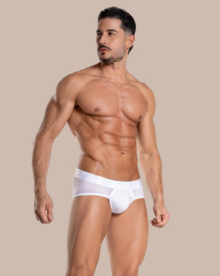 Brief Simmetry Nylon Blanco X2