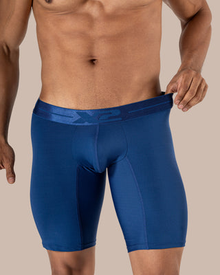 Bóxer Largo Monumental Nylon Azul