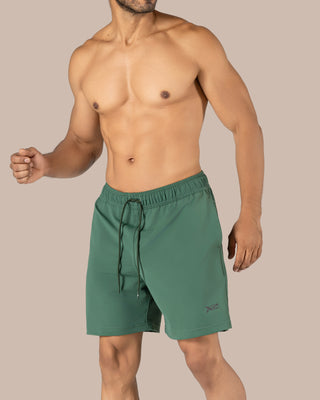 Green Sports Shorts