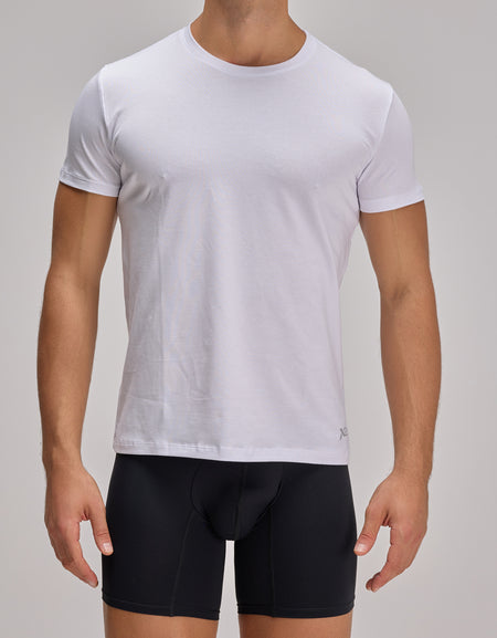 Camiseta Cuello Redondo Blanca