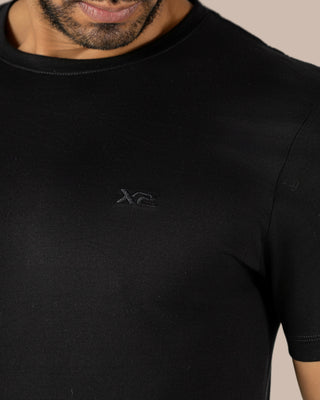 Camiseta Cuello Redondo Parma Negro