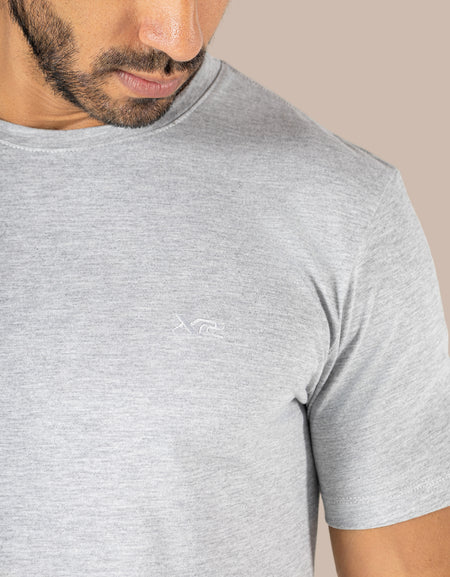 Camiseta Cuello Redondo Parma Gris