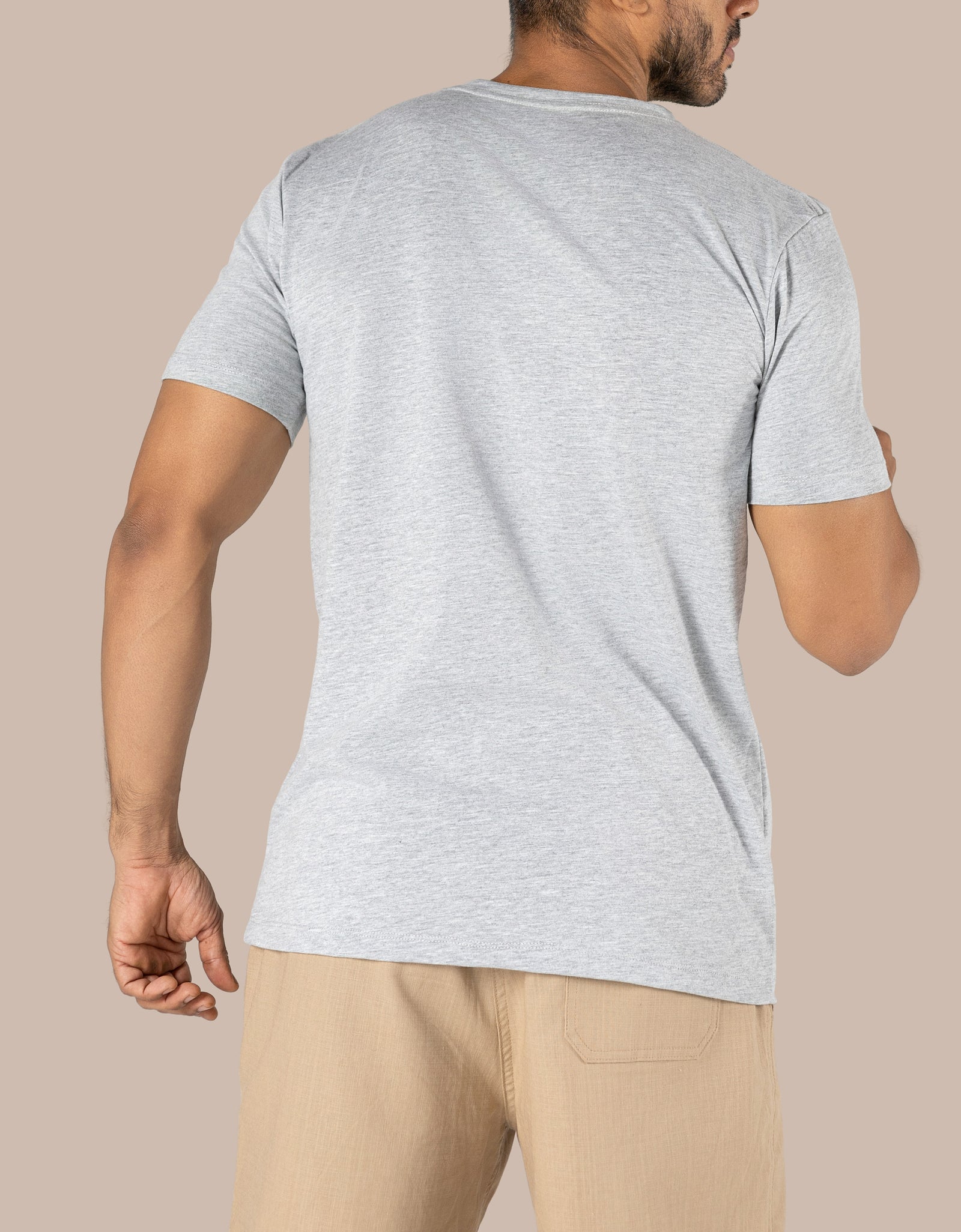 Camiseta Cuello Redondo Parma Gris