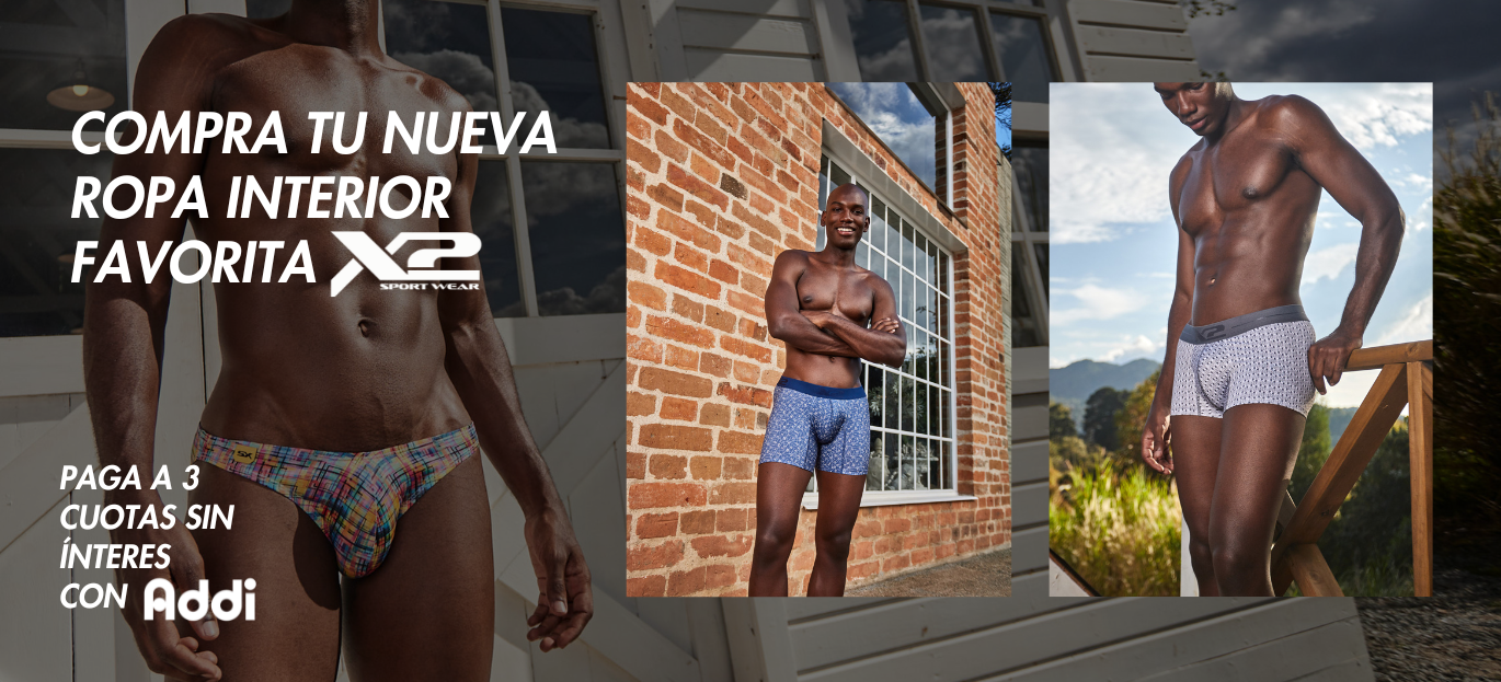 X2 Underwear Ropa Interior Masculina Boxer Tanga Brief Swimwear X2 Tienda