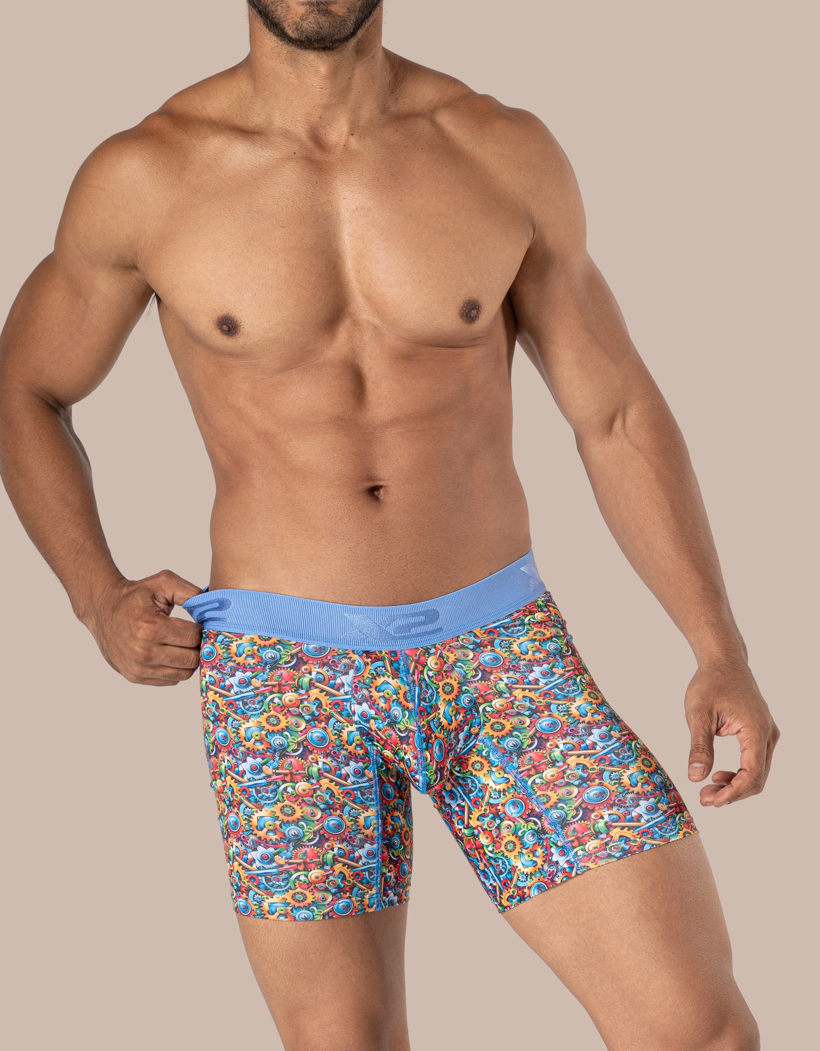 Bright Printed Medium Boxer