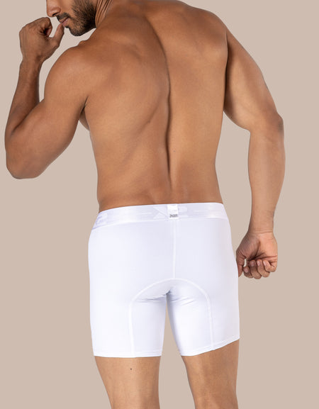 White Nylon Medium Lombardi Boxer