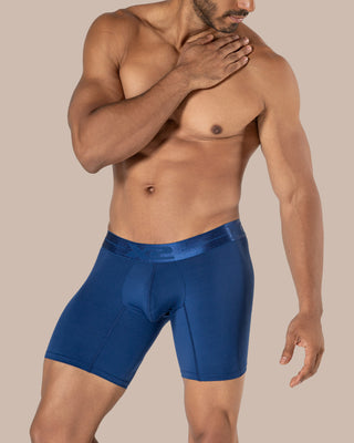 Bóxer Medio Lombardi Nylon Azul Oscuro