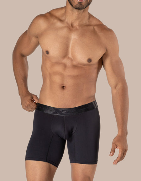 Black Nylon Medium Lombardi Boxer